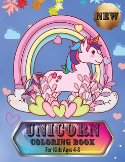 Front cover_Unicorn Coloring Book