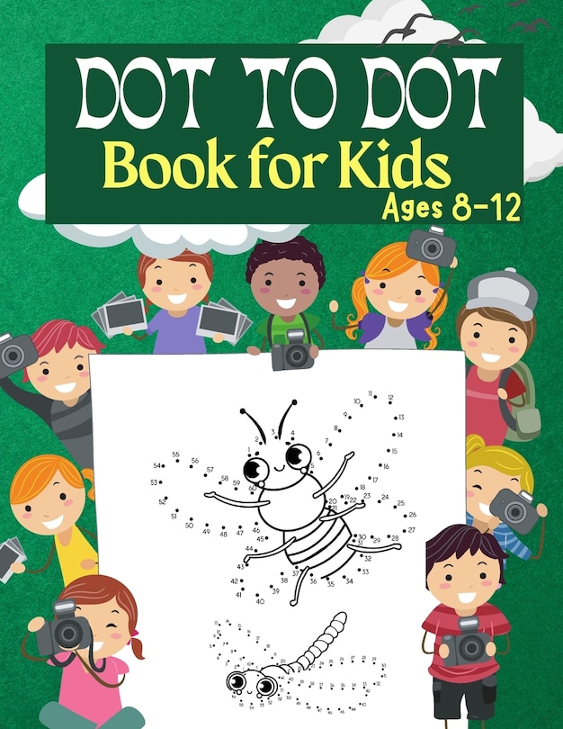 Front cover_Dot to Dot Book for Kids Ages 8-12
