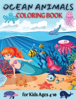 Front cover_Ocean Coloring Book