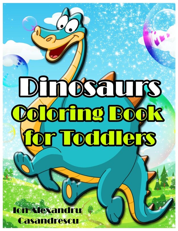 Front cover_Dinosaurs Coloring Book for Toddlers