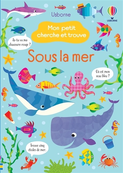 Front cover_Mon petit cherche et trouve sous la mer