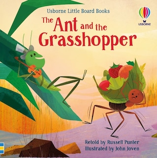 Front cover_Little Board Books The Ant And The Grasshopper