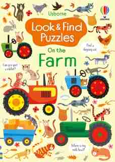 Look And Find Puzzles On The Farm de Kirsteen Robson