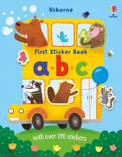 Front cover_First Sticker Book: Abc