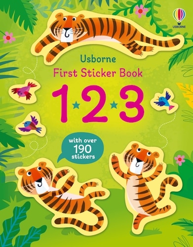 Front cover_First Sticker Book: 123