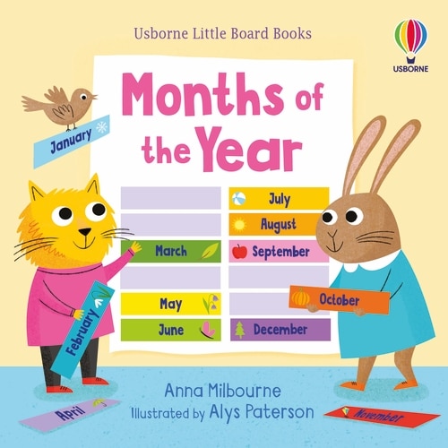 Front cover_Little Board Books: Months of the Year