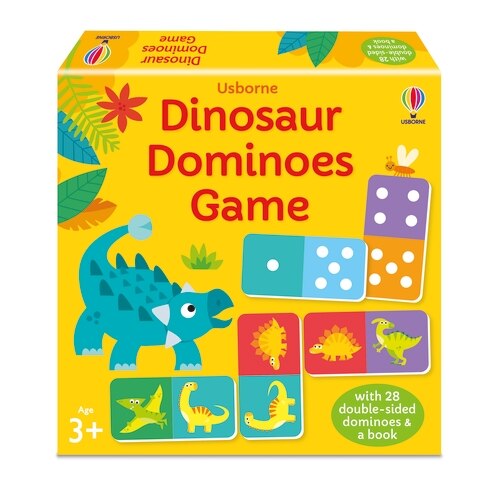 Front cover_Dinosaur Dominoes Game