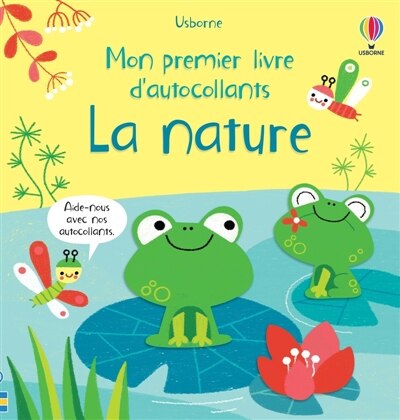 Front cover_La nature Mon premier livre d'autocollants
