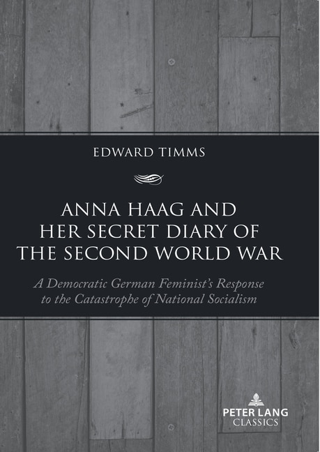 Couverture_Anna Haag and her Secret Diary of the Second World War