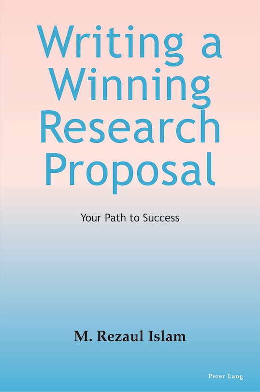 Front cover_Writing a Winning Research Proposal
