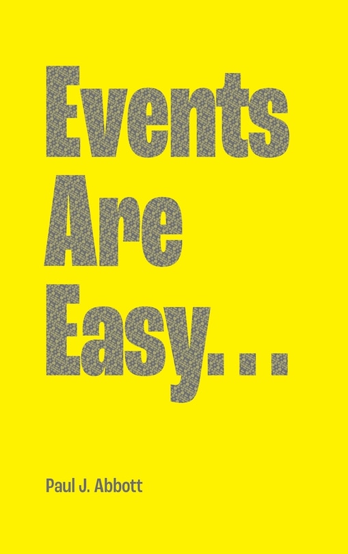 Couverture_Events Are Easy...