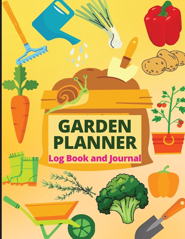 Front cover_Garden Planner Journal and Log Book