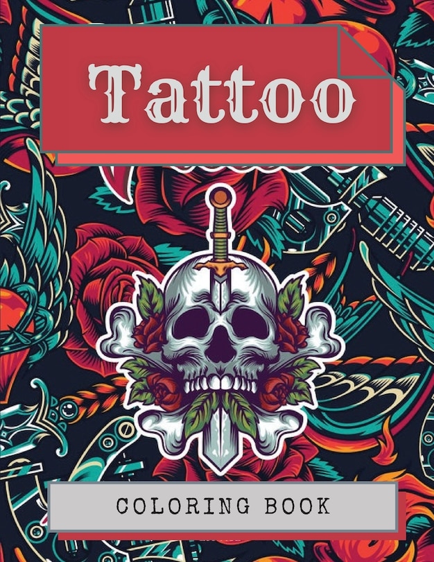 Front cover_Tattoo Coloring Book