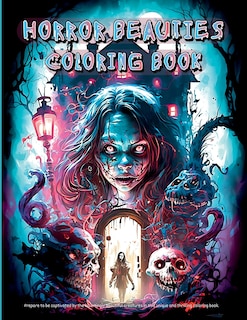 Front cover_Horror Beauties Coloring Book