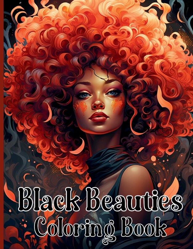 Front cover_Black Beauties Coloring Book