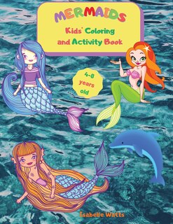 Front cover_Mermaids - Kids' Coloring and Activity Book