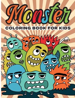 Front cover_Monster Coloring Book for Kids