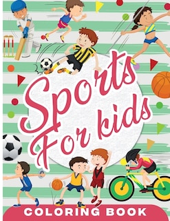 Front cover_Sports Coloring Book for Kids