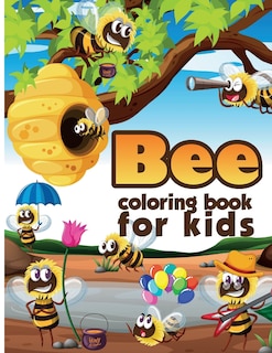 Front cover_Bee Coloring Book for Kids