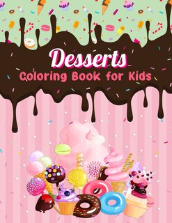 Front cover_Dessert Coloring Book for Kids