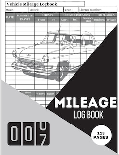 Couverture_Mileage Log Book
