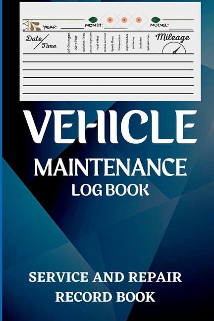 Couverture_Vehicle Maintenance Log Book