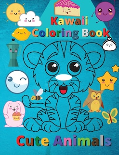 Front cover_Kawaii Coloring Book Cute Animals