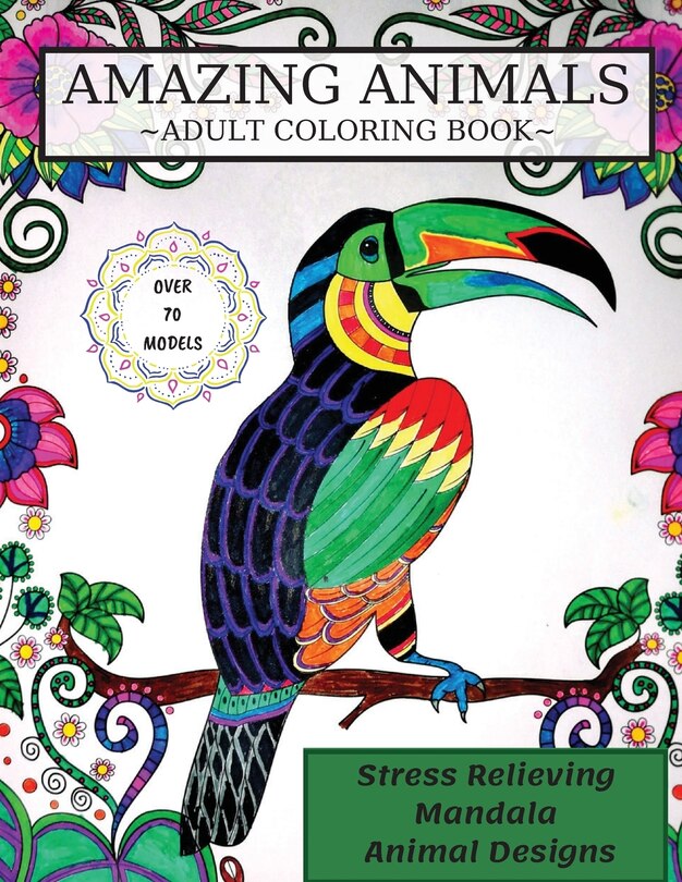 Front cover_Amazing Animals Coloring Book