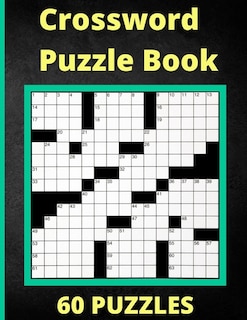 Front cover_Crossword Puzzle Book 60 Puzzles