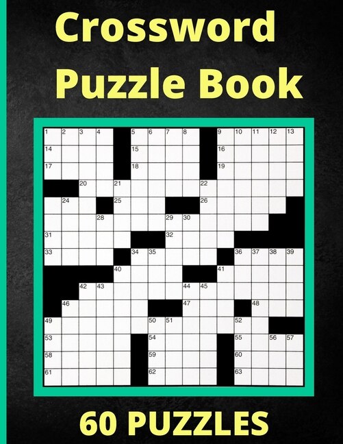 Front cover_Crossword Puzzle Book 60 Puzzles