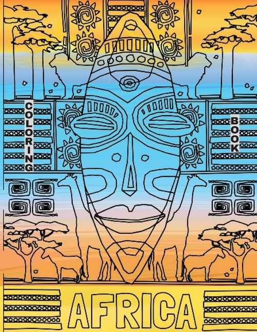 Front cover_Africa Coloring Book