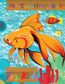 Front cover_Fish Coloring Book For Kids