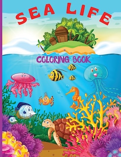 Couverture_Sea Life Coloring Book for Kids