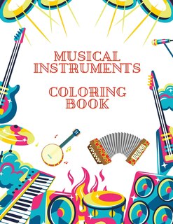 Couverture_Musical Instruments Coloring Book