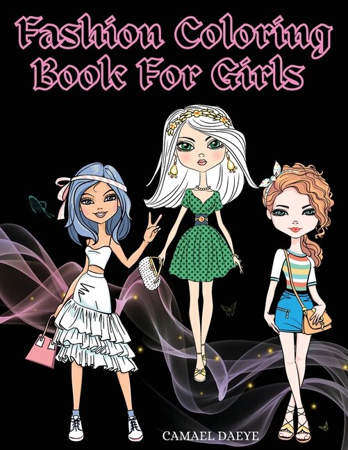 Couverture_Fashion Coloring Book For Girls