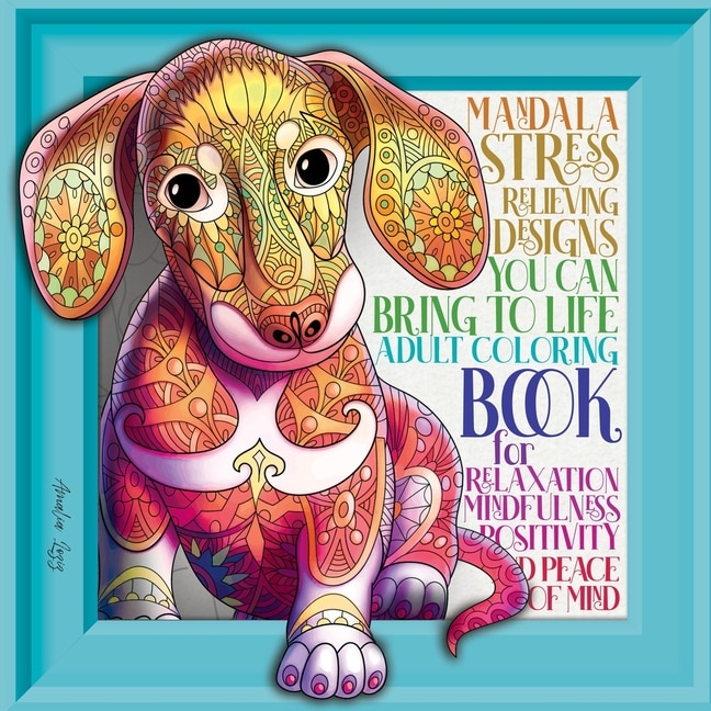 Front cover_Adult Coloring Book Stress Relieving