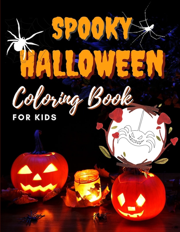 Front cover_SPOOKY HALLOWEEN Coloring BOOK for KIDS