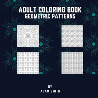 Front cover_Adult Coloring Book - Geometric Patterns