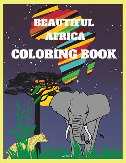 Front cover_BEAUTIFUL AFRICA Coloring Book