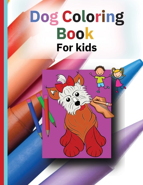 Front cover_Dog Coloring Book