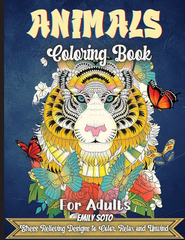 Couverture_Animals Coloring Book For Adults