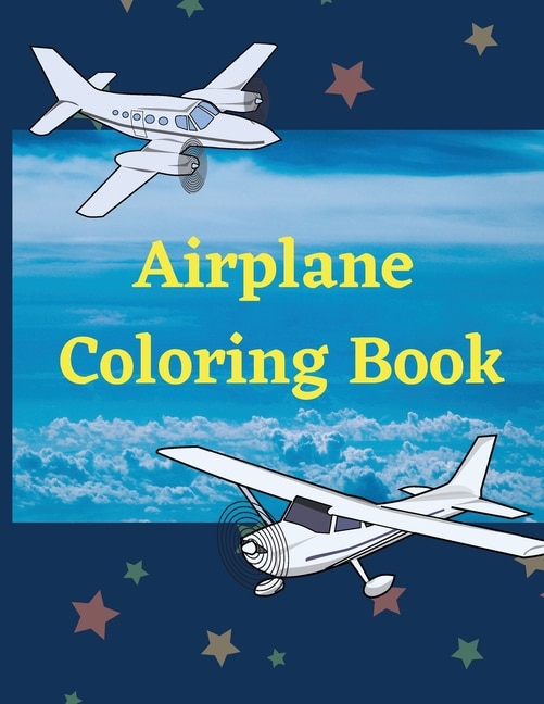 Front cover_Airplane Coloring Book