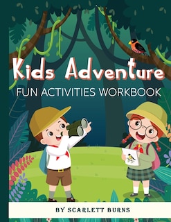 Kids Adventure: Fun Activities Workbook Brain Games for Clever Kids Word Search, Mazes, Coloring, Sudoku and More! Activity Book for Kids