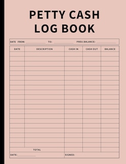 Front cover_Petty Cash Log Book