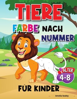 Couverture_Tier Farbe Nach Nummer Für Kinder