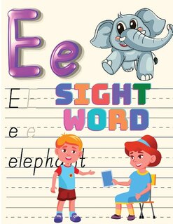 Front cover_Trace, and then Write the Sight Word, Activity Book for Kindergarten Kids, Toddlers and Preschoolers!