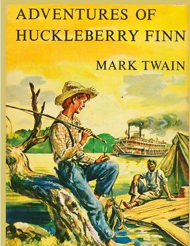 Front cover_The Adventures of Huckleberry Finn