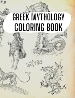 Front cover_Greek Mythology Coloring Book