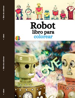 Front cover_Robot Libro Para Colorear