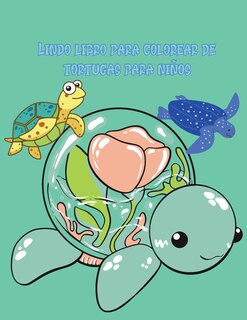Couverture_Lindo libro para colorear de tortugas para niños